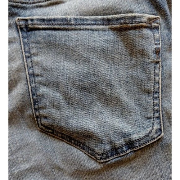 Express Leggings Womens 4 Cropped Mid Rise Stretch Denim Perfect - Picture 15 of 16